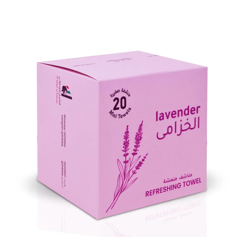 WS Mini Towel -Lavender 16X16cm