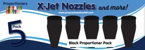 X-JET NOZZLE PROPORTIONER PACKS