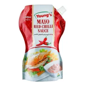 YOUNG`S MAYO RED CHILLI SAUCE 500ML